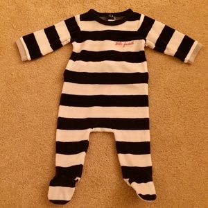 Bebe Jacadi plush onesie